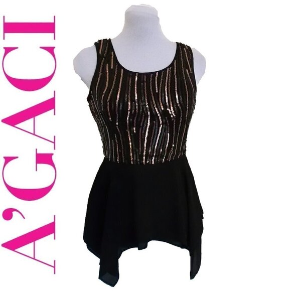 ❤️ A'gaci Sequin Top - Picture 1 of 4